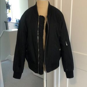 Black Bomber Jacket